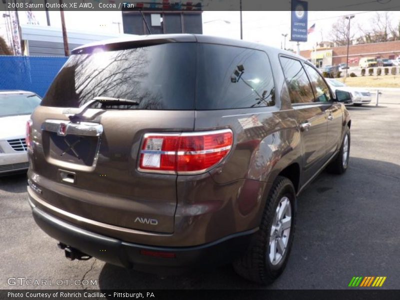 Cocoa / Tan 2008 Saturn Outlook XE AWD