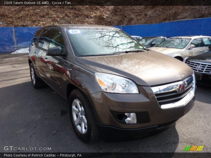 Cocoa / Tan 2008 Saturn Outlook XE AWD