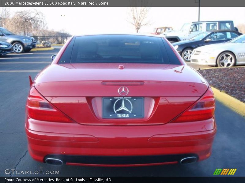 Mars Red / Stone 2006 Mercedes-Benz SL 500 Roadster