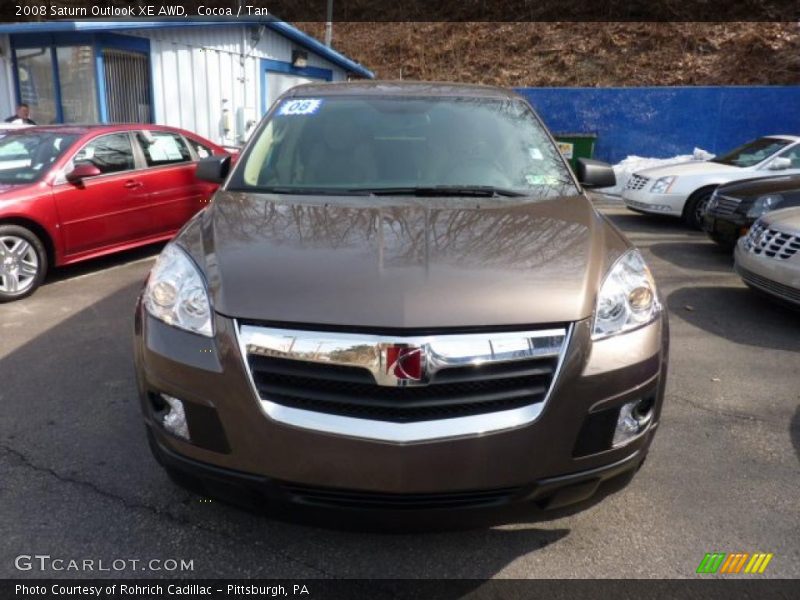 Cocoa / Tan 2008 Saturn Outlook XE AWD