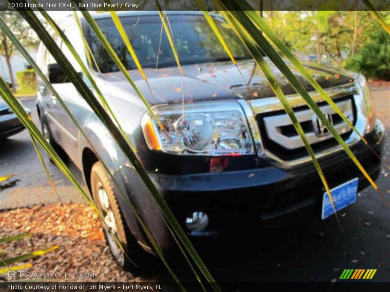 Bali Blue Pearl / Gray 2010 Honda Pilot EX-L