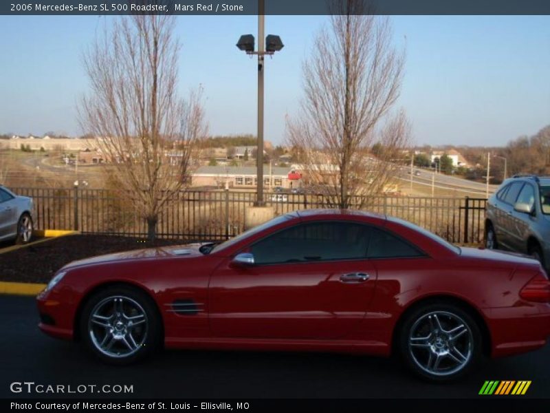 Mars Red / Stone 2006 Mercedes-Benz SL 500 Roadster