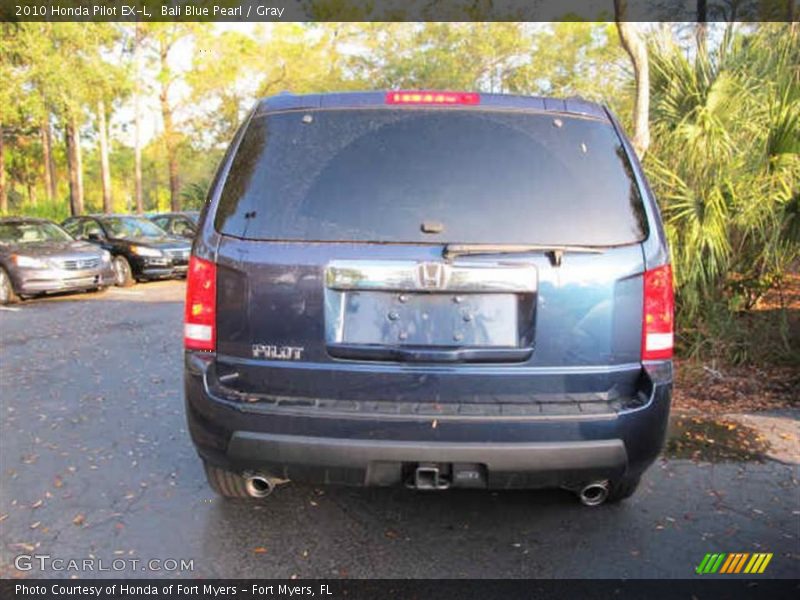 Bali Blue Pearl / Gray 2010 Honda Pilot EX-L