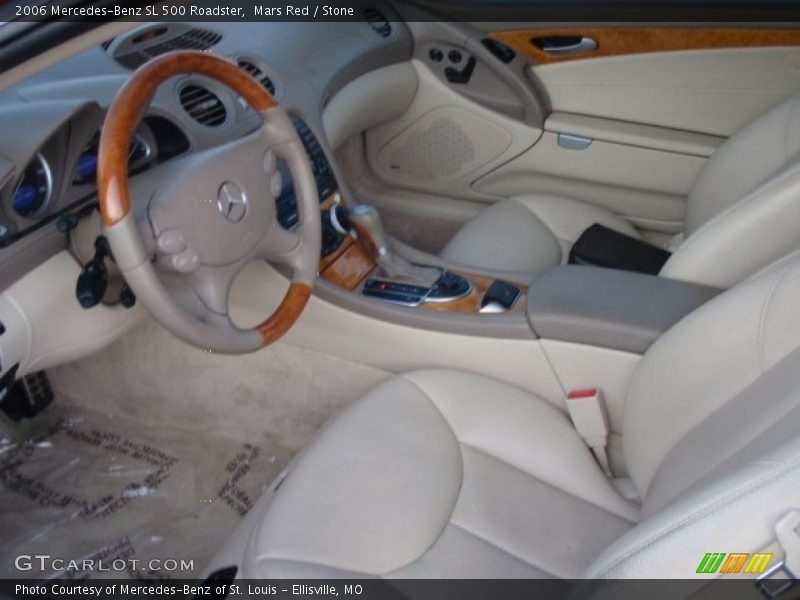 Mars Red / Stone 2006 Mercedes-Benz SL 500 Roadster
