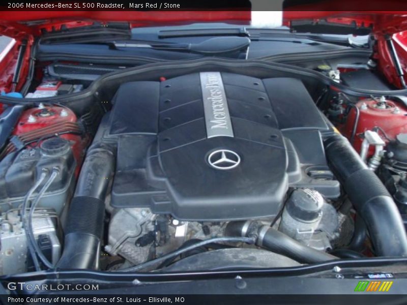 Mars Red / Stone 2006 Mercedes-Benz SL 500 Roadster