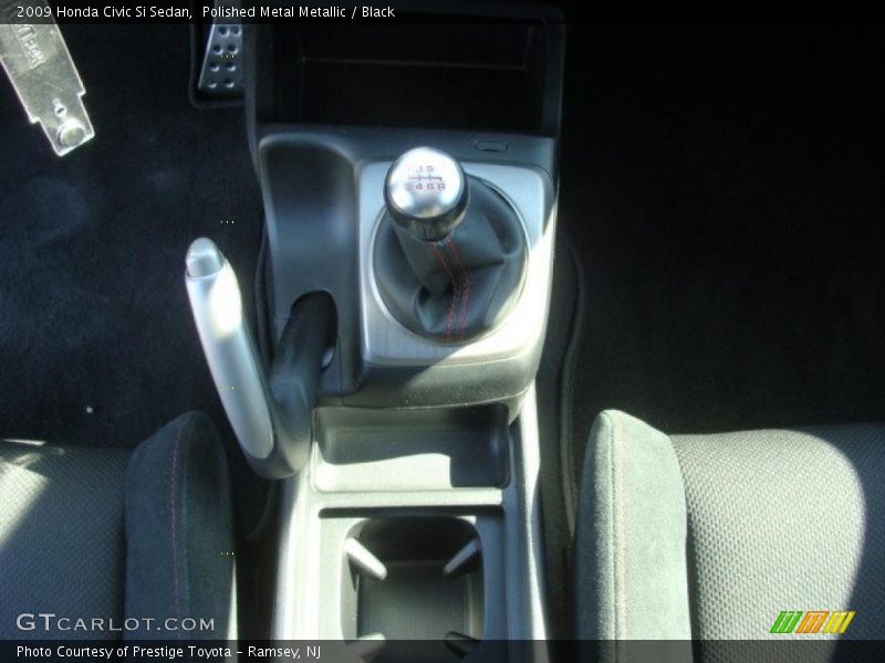 Polished Metal Metallic / Black 2009 Honda Civic Si Sedan