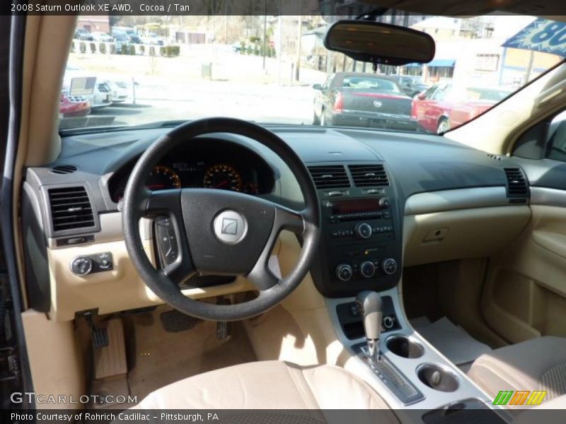 Cocoa / Tan 2008 Saturn Outlook XE AWD