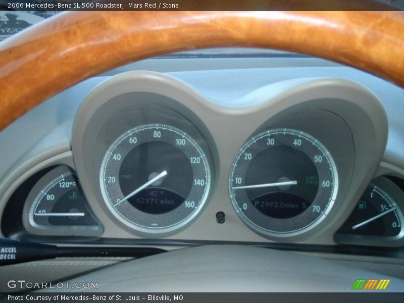 Mars Red / Stone 2006 Mercedes-Benz SL 500 Roadster