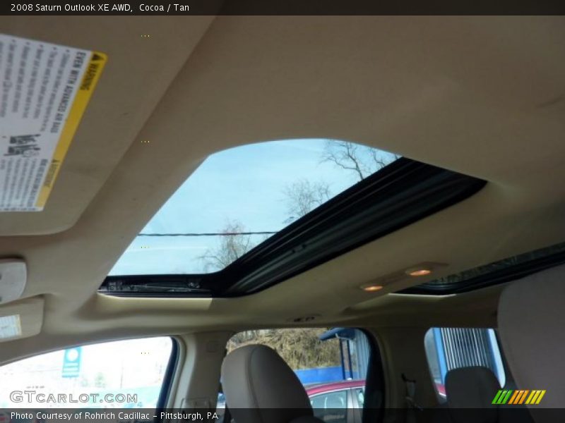 Cocoa / Tan 2008 Saturn Outlook XE AWD