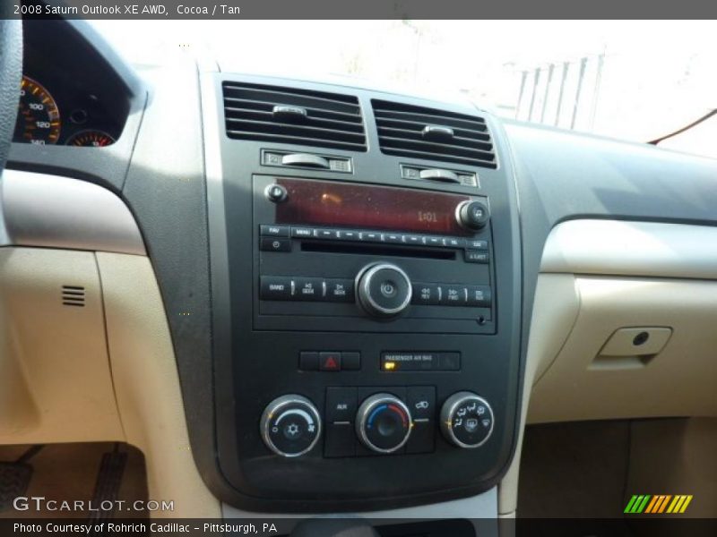 Cocoa / Tan 2008 Saturn Outlook XE AWD