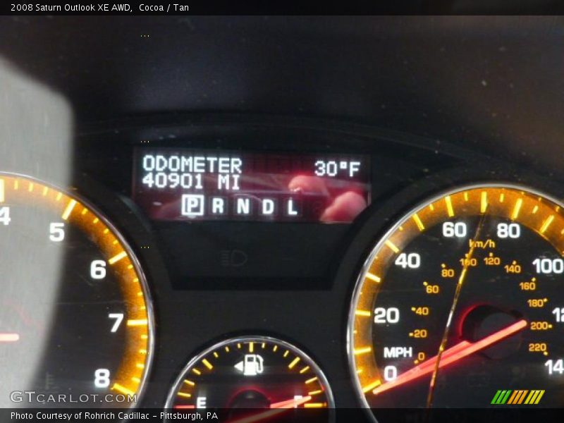 Cocoa / Tan 2008 Saturn Outlook XE AWD