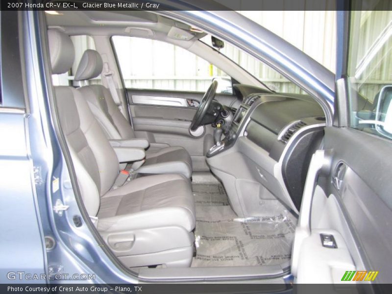 Glacier Blue Metallic / Gray 2007 Honda CR-V EX-L