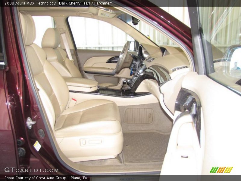 Dark Cherry Pearl / Parchment 2008 Acura MDX Technology