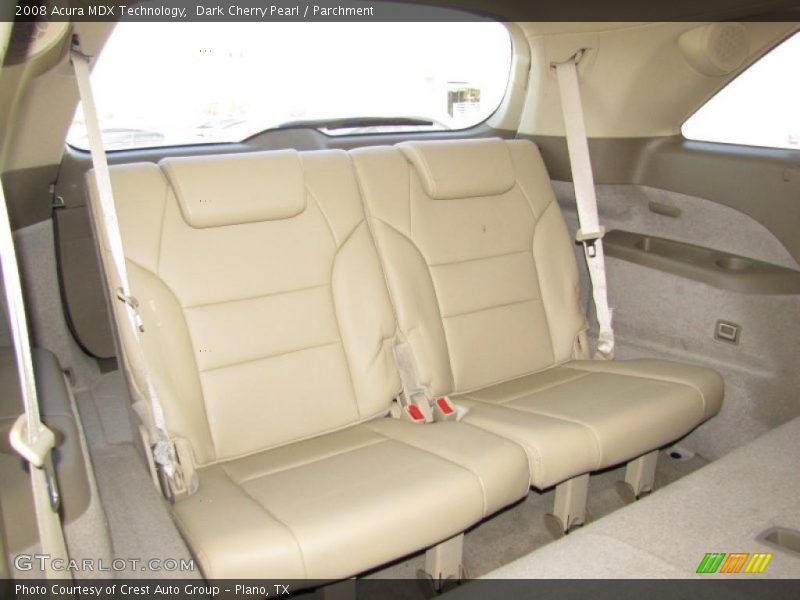 Dark Cherry Pearl / Parchment 2008 Acura MDX Technology