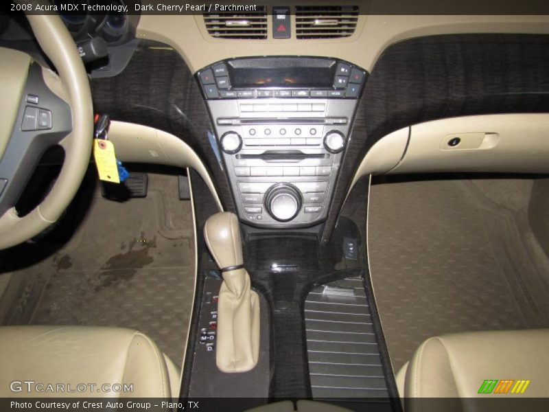 Dark Cherry Pearl / Parchment 2008 Acura MDX Technology