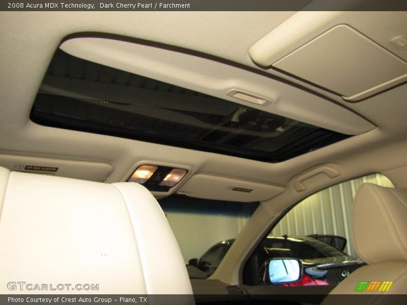 Dark Cherry Pearl / Parchment 2008 Acura MDX Technology