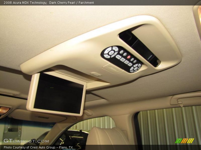 Dark Cherry Pearl / Parchment 2008 Acura MDX Technology