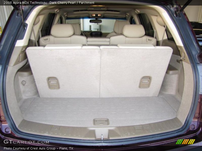 Dark Cherry Pearl / Parchment 2008 Acura MDX Technology