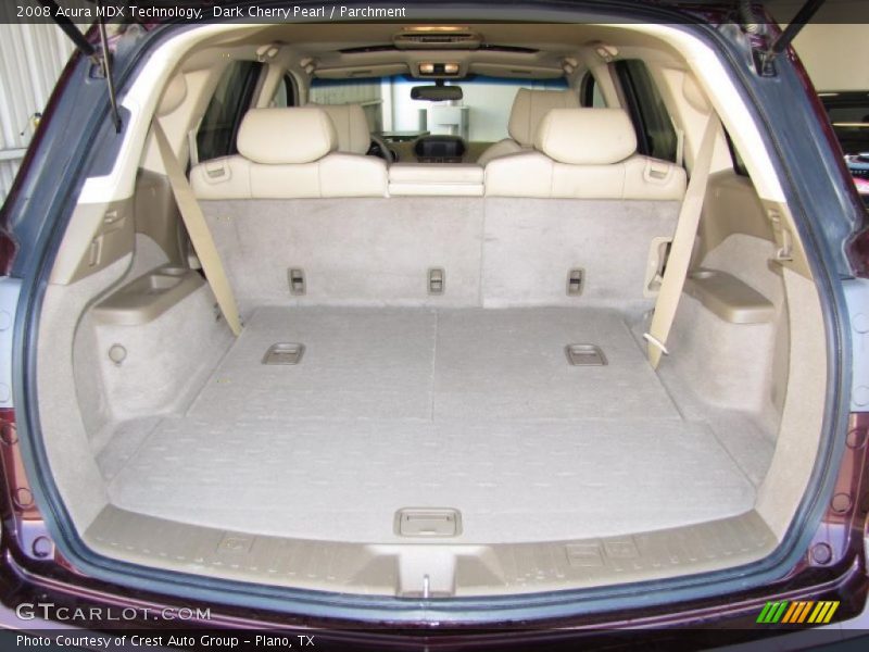 Dark Cherry Pearl / Parchment 2008 Acura MDX Technology