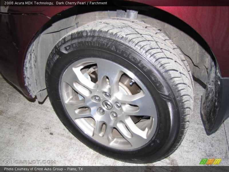 Dark Cherry Pearl / Parchment 2008 Acura MDX Technology
