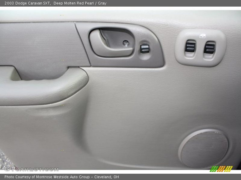 Deep Molten Red Pearl / Gray 2003 Dodge Caravan SXT