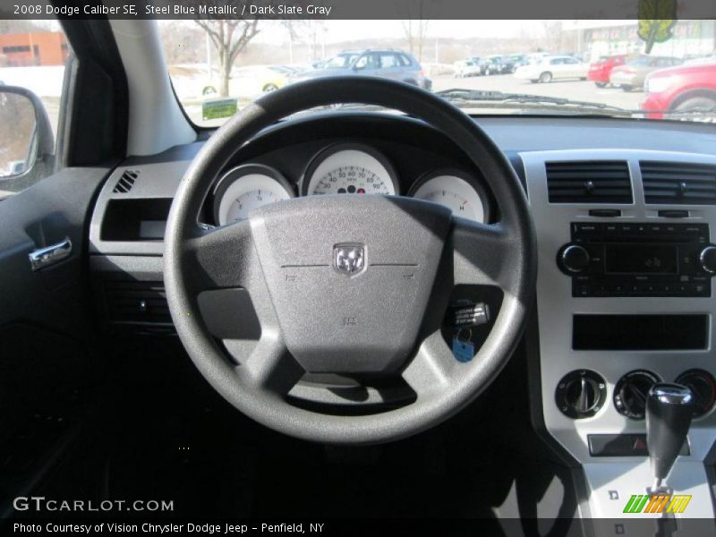 Steel Blue Metallic / Dark Slate Gray 2008 Dodge Caliber SE