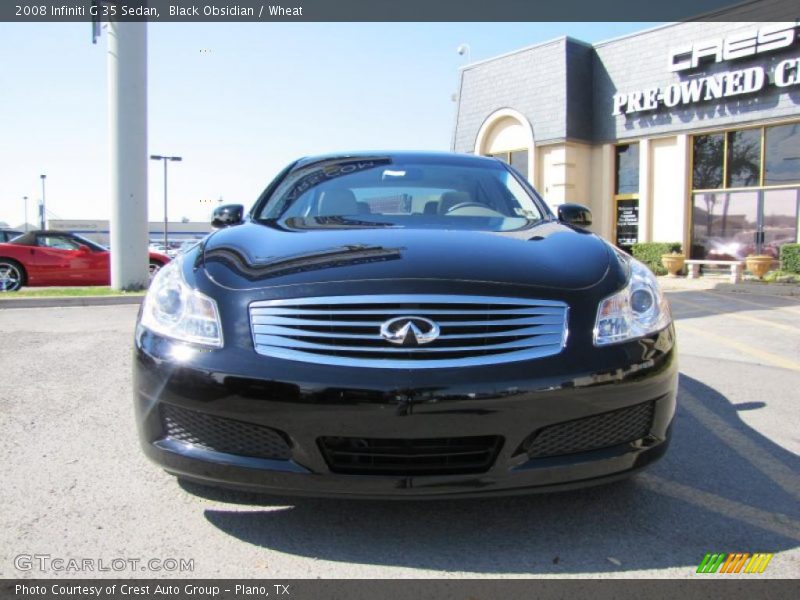 Black Obsidian / Wheat 2008 Infiniti G 35 Sedan