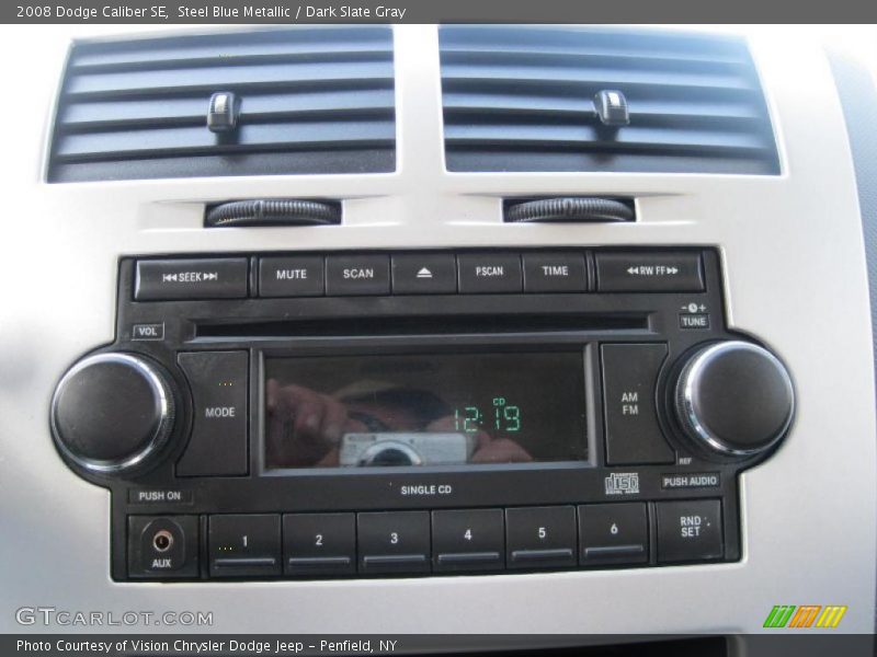 Steel Blue Metallic / Dark Slate Gray 2008 Dodge Caliber SE