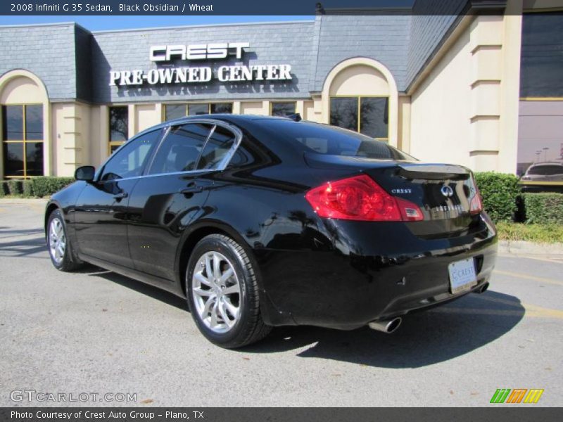 Black Obsidian / Wheat 2008 Infiniti G 35 Sedan