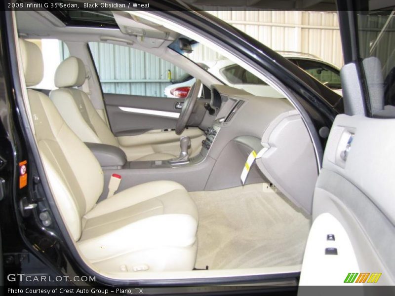 Black Obsidian / Wheat 2008 Infiniti G 35 Sedan