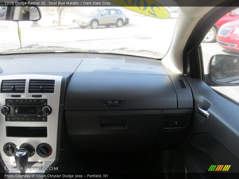 Steel Blue Metallic / Dark Slate Gray 2008 Dodge Caliber SE