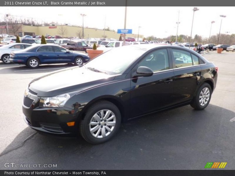 Black Granite Metallic / Jet Black 2011 Chevrolet Cruze LT
