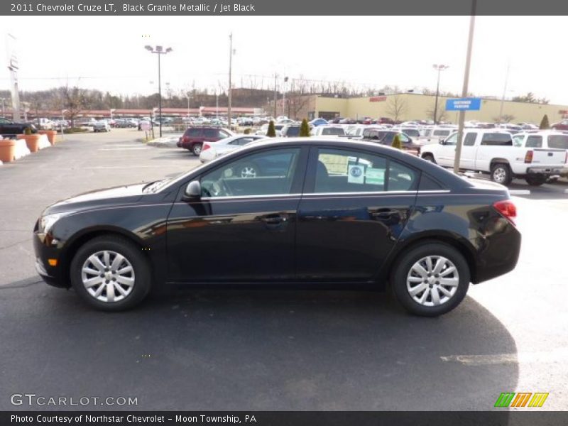 Black Granite Metallic / Jet Black 2011 Chevrolet Cruze LT