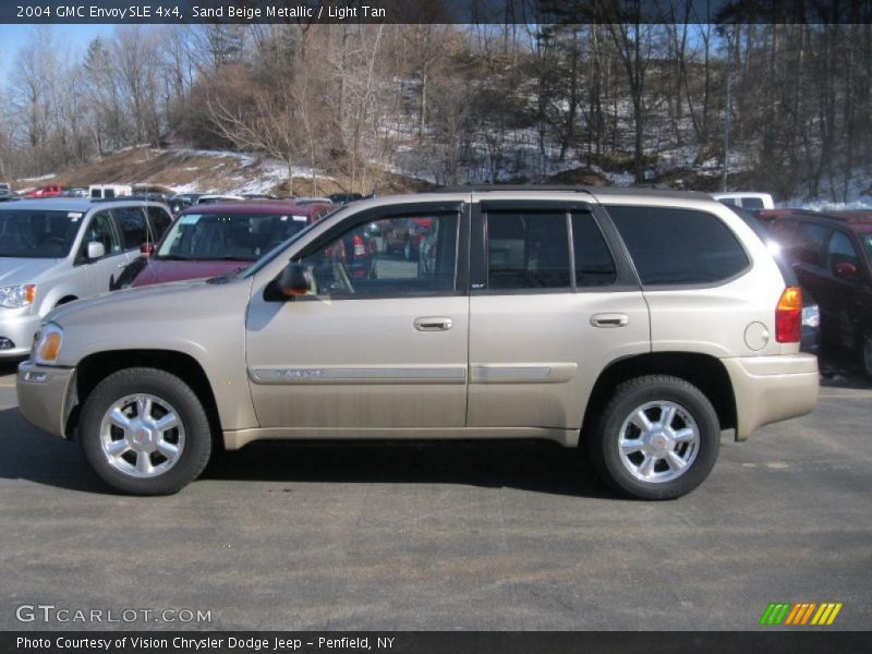 Sand Beige Metallic / Light Tan 2004 GMC Envoy SLE 4x4