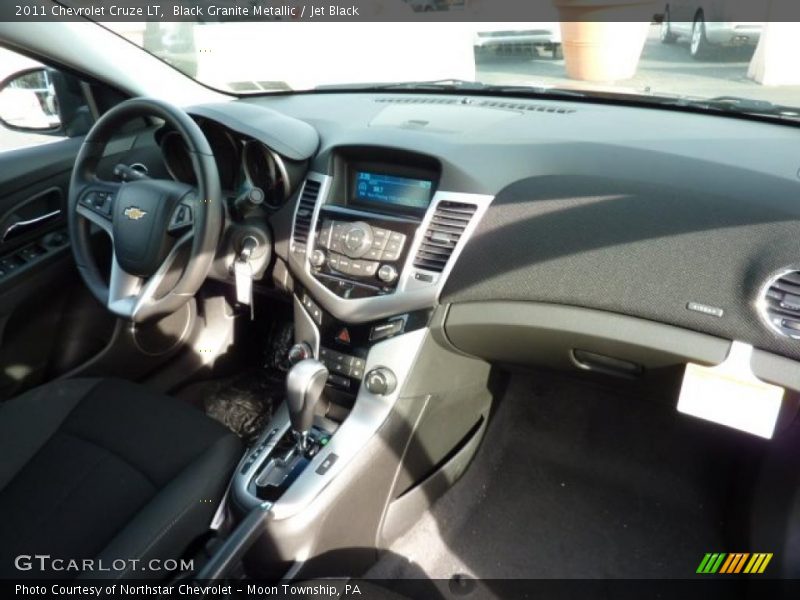 Black Granite Metallic / Jet Black 2011 Chevrolet Cruze LT