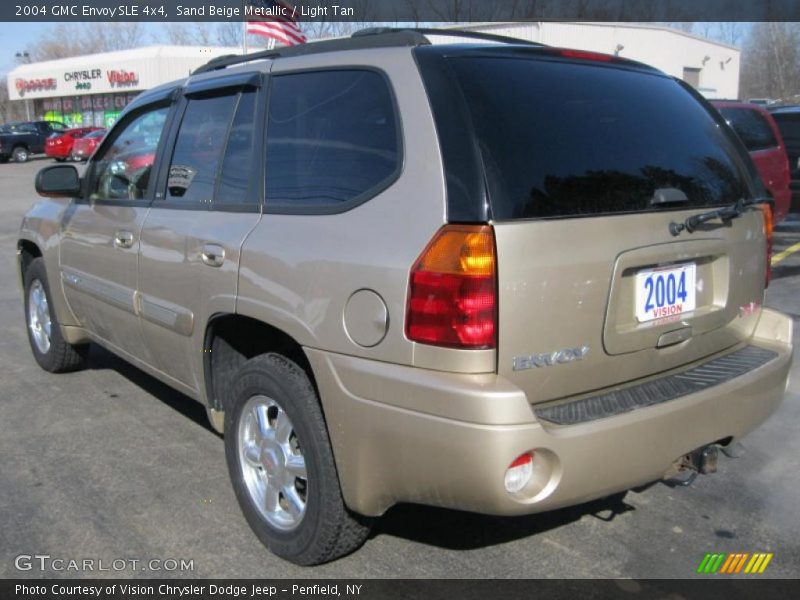 Sand Beige Metallic / Light Tan 2004 GMC Envoy SLE 4x4