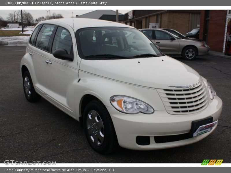 Stone White / Pastel Slate Gray 2008 Chrysler PT Cruiser LX
