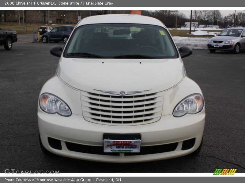 Stone White / Pastel Slate Gray 2008 Chrysler PT Cruiser LX