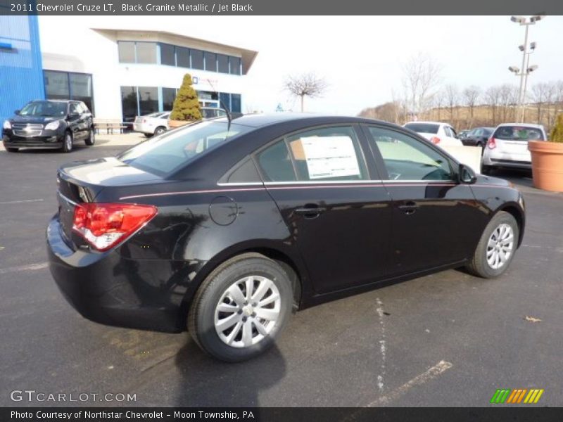 Black Granite Metallic / Jet Black 2011 Chevrolet Cruze LT