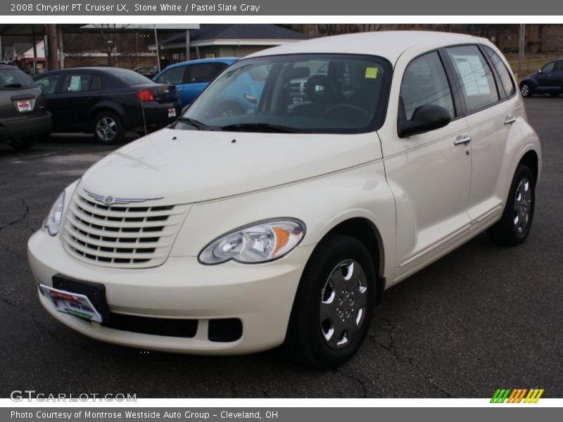 Stone White / Pastel Slate Gray 2008 Chrysler PT Cruiser LX