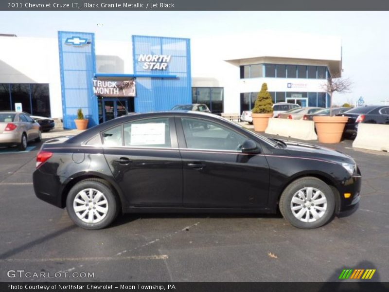 Black Granite Metallic / Jet Black 2011 Chevrolet Cruze LT