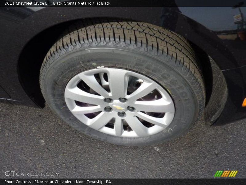Black Granite Metallic / Jet Black 2011 Chevrolet Cruze LT