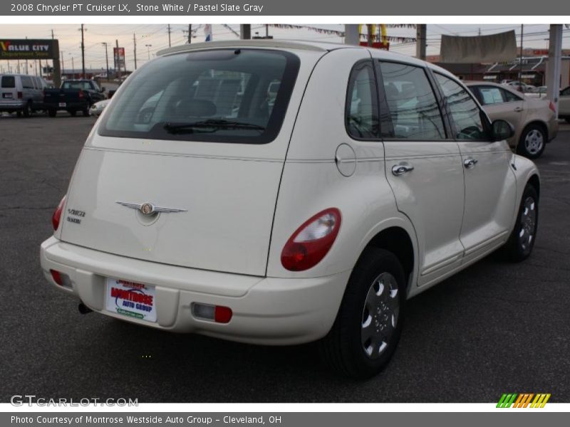 Stone White / Pastel Slate Gray 2008 Chrysler PT Cruiser LX