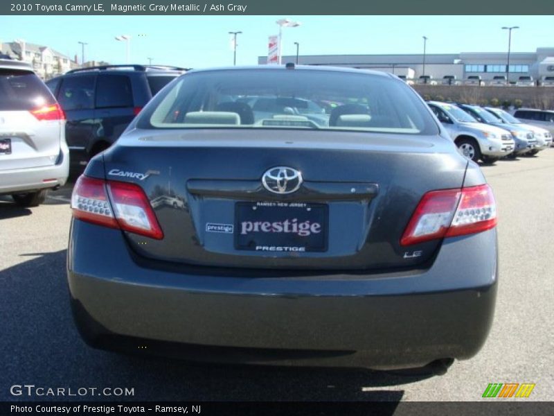 Magnetic Gray Metallic / Ash Gray 2010 Toyota Camry LE