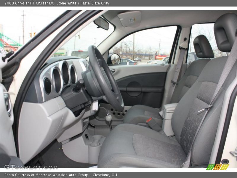 Stone White / Pastel Slate Gray 2008 Chrysler PT Cruiser LX