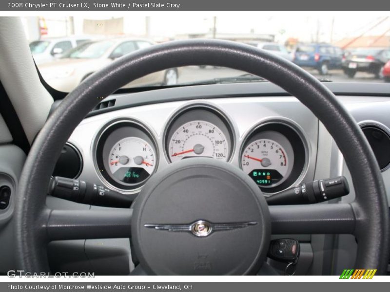 Stone White / Pastel Slate Gray 2008 Chrysler PT Cruiser LX