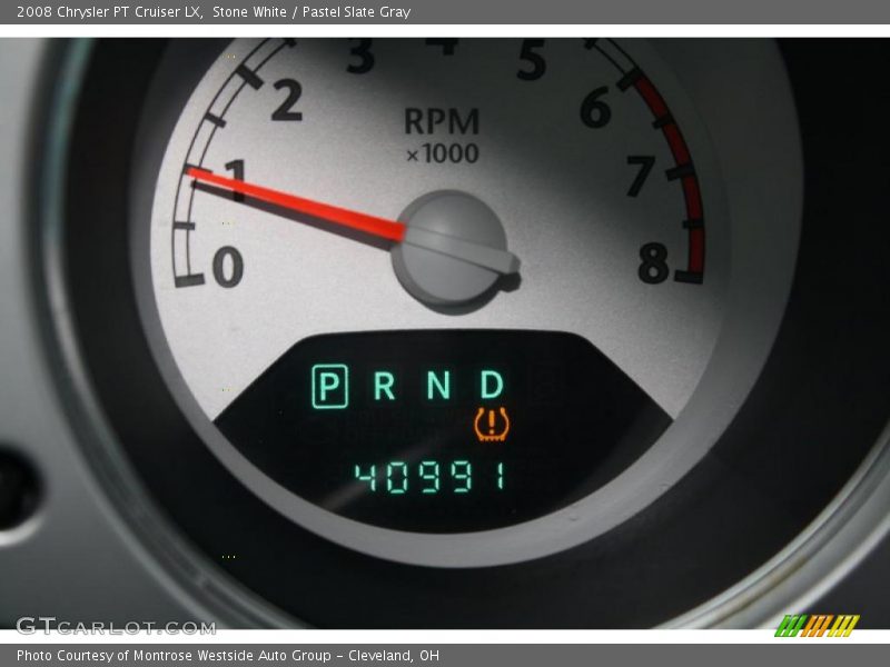 Stone White / Pastel Slate Gray 2008 Chrysler PT Cruiser LX