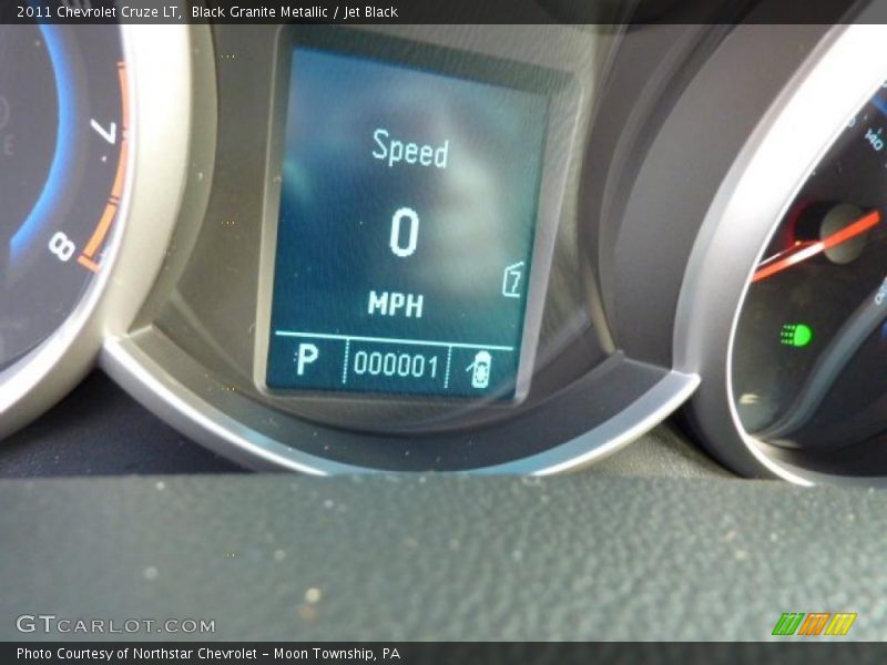 Black Granite Metallic / Jet Black 2011 Chevrolet Cruze LT