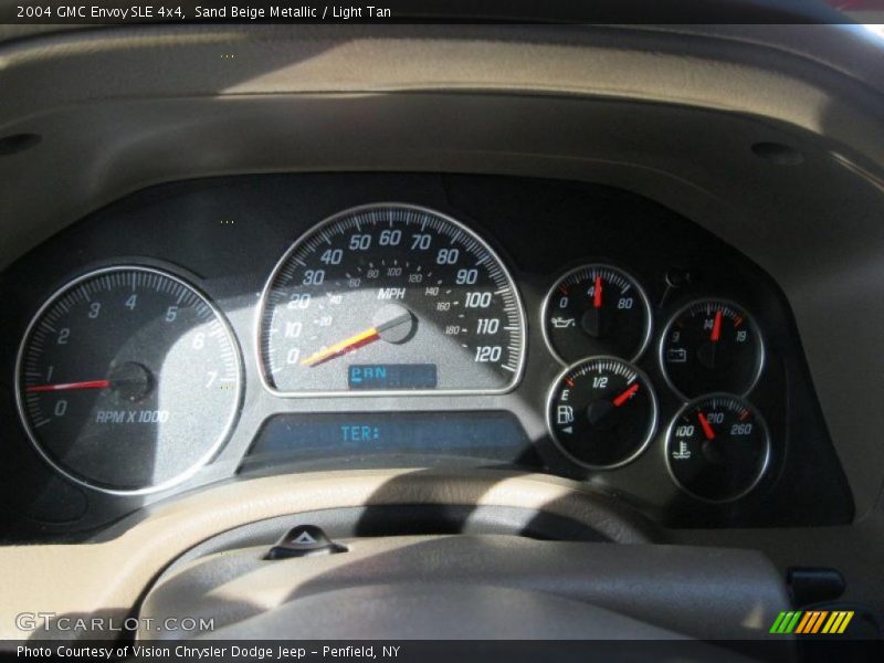 Sand Beige Metallic / Light Tan 2004 GMC Envoy SLE 4x4
