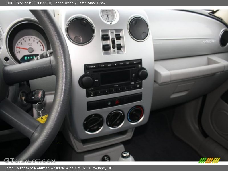 Stone White / Pastel Slate Gray 2008 Chrysler PT Cruiser LX